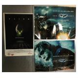 3 Movie Poster Repro Prints. Rolled