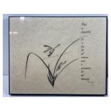 Original Watercolor On Paper Stamped FujiKawa