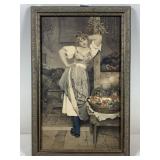 Eugene De Blass Colored Lithograph On Paper