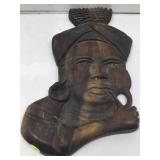 Vtg wood carving, Nha Chica, Mother of The Poor,