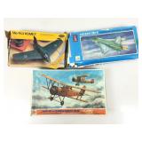 Model planes build kits. Assorted. Open box