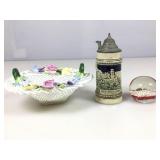 Royal Adderley Bone China Floral Basket (Petal