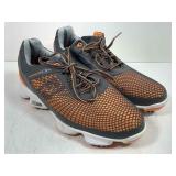 New Hyperflex golf shoe, charcoal/orange sz 8.5