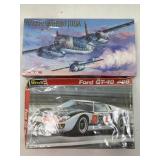 Sealed model kits, Ford GT-40, 1:24 scale &