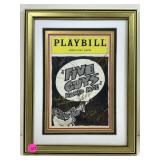 Signed framed Playbill, Five Guys Named Moe,