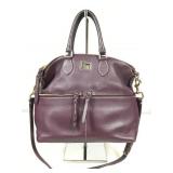 Dooney & Bourke Eggplant Pebble Leather Dillen