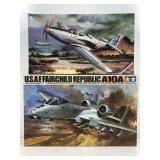 2 Model kits, Bell P-63C King Cobra & USAF