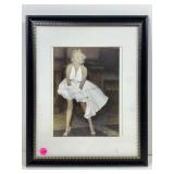Framed color photo, Marilyn Monroe, 12x16