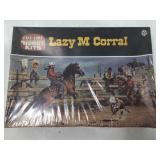 Sealed model kit, Lazy M Corral, 1:35 scale