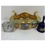 Vtg Victorian style bowl dish, Mikasa crystal