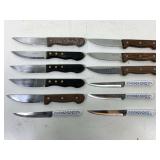 Vtg steak knives & more