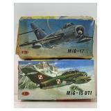 Model kits, MiG-17 PF & MiG-15 UTI, 1:72 scale