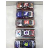 NOS 5 NASCAR die- cast cars