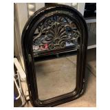 Decorative framed mirror. 41x24