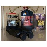 SkyGenius binoculars, coleman waterproof throw
