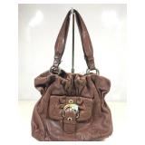Leather satchel tote bag Makowsky