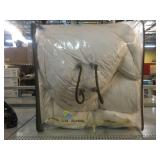 Queen size feather mattress topper.