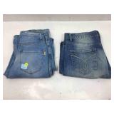2 pair denim pants.