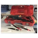 Milwaukee Sawzall with Blades and Hard Case.