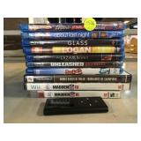Video Games, BluRays, and MP3 Player.