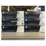 New HP Toner Cartridges Assorted Colors.
