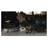 Toolbox with contents, tool bag with contents,