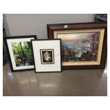 Thomas Kinkade San Francisco Framed Canvas Print