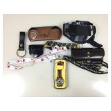 Babe Ruth watch, holster, sunglass cases and more