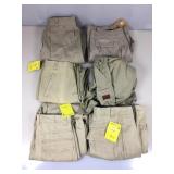 6 NWT denim cargo pants. Assorted sizes.