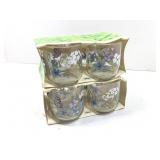 8 Vtg Libbey rock glasses