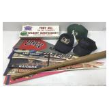Mixed lot of sports items