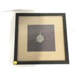 This is a skeleton leaf wall art piece featuring