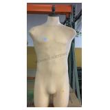 Male Dress form, approx 38in tall
