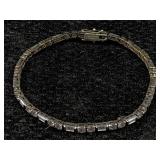 Sterling Silver Bracelet, Tw 9.2g, Sz 7ï¿½in Long