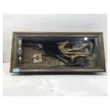 Shadowboxed Western Cowboy Display with Faux