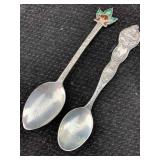 Sterling Silver Spoons, Tw 28.8g