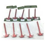 10pcs NIP AR-15 Charging Handles - Red Anodized