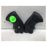 Hard Plastic Grips for Small Revolver - marked