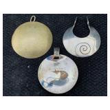 3 Sterling Silver Pendants, Tw 56.9g, Sz 2ï¿½in