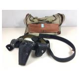 Police Belt with Revolver Holster, Speed Loader