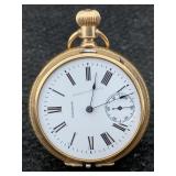 1887 Waltham Wind-up Pocket Watch, Mod 1873, Sz 6s