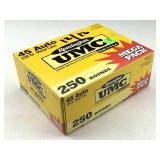 250 Rounds 45 ACP Ammo - 230gr MC