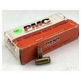 50 Rounds 45 ACP Ammo - 185gr JHP
