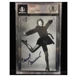 Bgs Authentic Autographed carol burnett