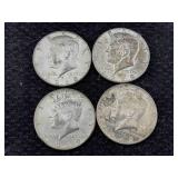 4-40% Silver Half Dollars, Fv $2