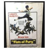 ï¿½Fists of Furyï¿½ starring Bruce Lee Movie Poster
