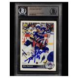 Bgs Authentic Autograph Mike gartner