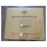 SEI CC Grid Grill Wall Mount fireplace in box