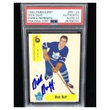 Psa dna Authentic Autographed Dick duff