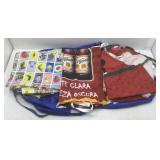 Aprons, Mickey Mouse & assortment & table cloths